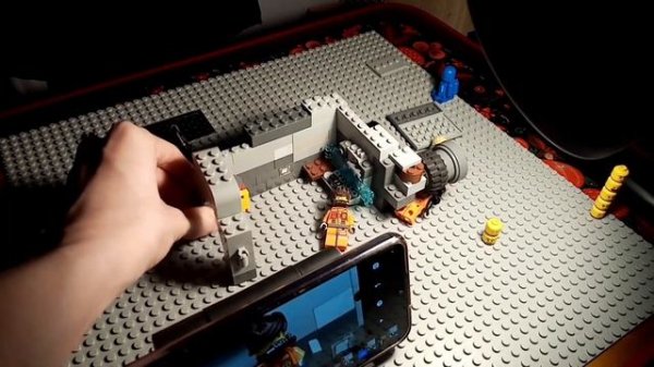 lethal company lego stop motion time lapse