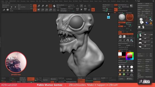 ZBrush Guides: Original Creature Design - Pablo Muñoz Gómez - ZBrush 2021.5
