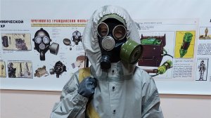 Надевание Общевойскового защитного комплекта (ОЗК) в виде комбинезона