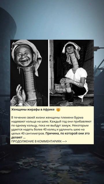 Женщины-жирафы в Африке 🤯 смотреть онлайн