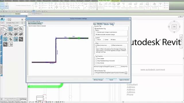 Revit Pipe Annotation Tags - SysQue Pipe 2017 смотреть онлайн