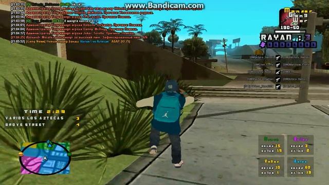 Varios Los Aztecas Gang Vs Grove Street Family