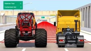 200 Spike Strip Challenge #1 – Краш-тестирование BeamNG Drive