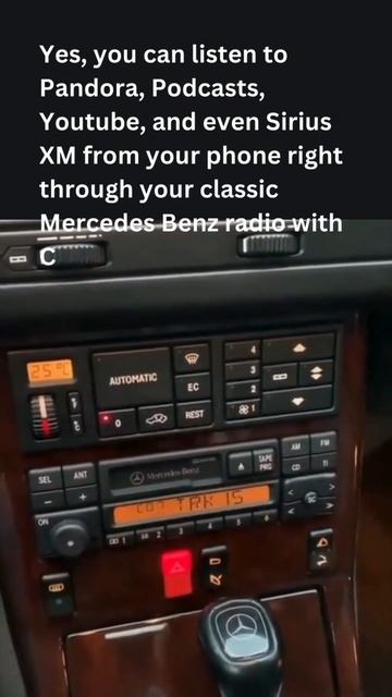Classic Mercedes Radio Bluetooth Connection #mercedesbenz #mercedes #mercedesamg #w210amg #w211amg