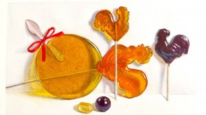 Леденцы акварелью. Разбор рисунков участников прямого эфира. Художник Елизавета Залегина