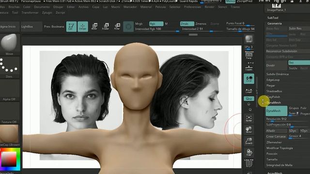 2. Personaje para videojuego en ZBrush - DynaMesh смотреть онлайн