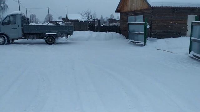 Тест-драйв цепей на колеса Газель 3302. смотреть онлайн