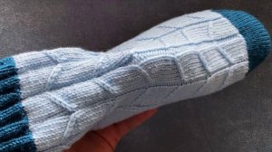 🧶   ОЧЕНЬ ПРОСТОЙ УЗОР ДЛЯ НОСКОВ И СЛЕДКОВ🩷
