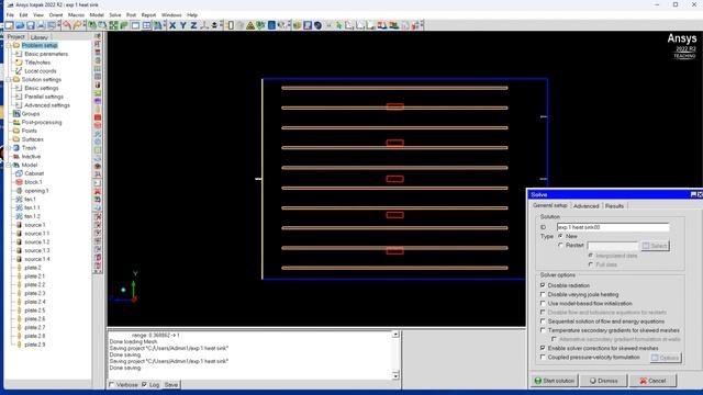HEAT SINK MODEL USING ANSYS ICEPAK (PART 2 ) смотреть онлайн