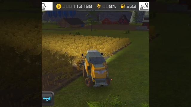 Combine Tank Full With Canola in FS 16| FS16 Gameplay | Farming Simulator 16| FS16 Timelapse #short смотреть онлайн