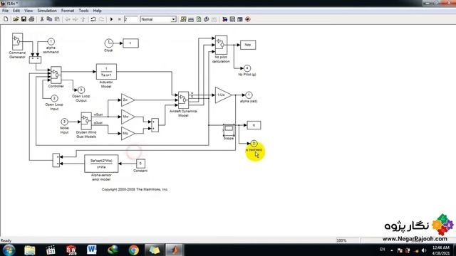 Aircraft Dynamics Model - ANSYS смотреть онлайн