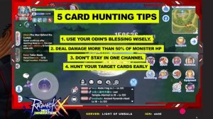 HOW TO FARM CARDS IN RAGNAROK X: NEXT GENERATION | INCREASE CARD DROP CHANCE?! | ROX CARD DROP HACK