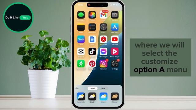 How To Change Size Of Icons | IOS 18