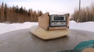 Зимний тест отстрел пыжей, Минус 22 г.