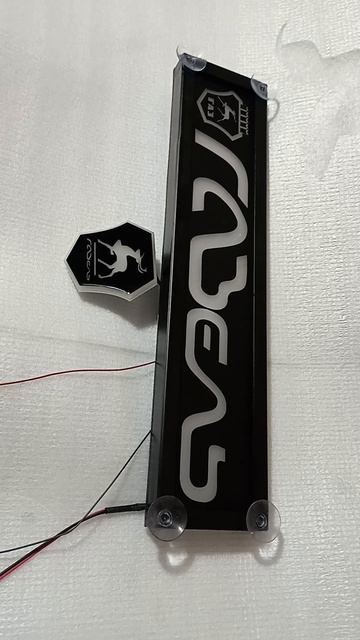 Светящаяся табличка + эмблема на газель бизнес Led Logo Gazell