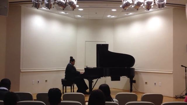 Callye Christopher, Pianist Performing 'L'Histoires' (IV), (II) By Composer Jacques Ibert