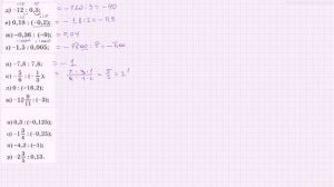 Деление положительных и отрицательных чисел. #ЕленаГридина #математика