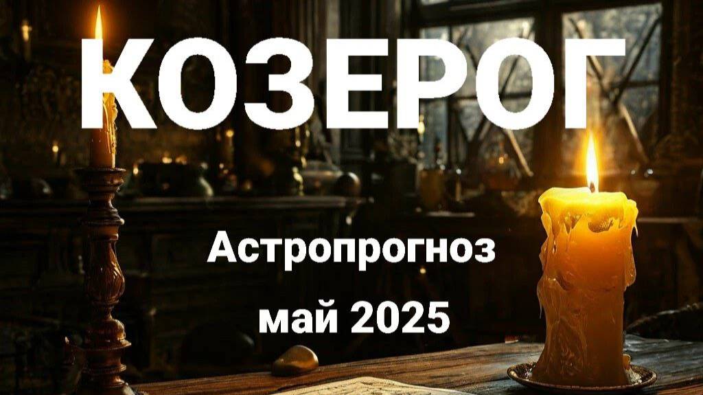 Козерог. Май 2025 год. Астрологический прогноз смотреть онлайн