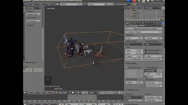 CG Tsunami - Blender Simulation and How To (Blender 2.7) смотреть онлайн