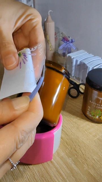 ASMR CANDLE PACKAGING IDEAS #shorts #asmr #candle #giftideas #souvenir