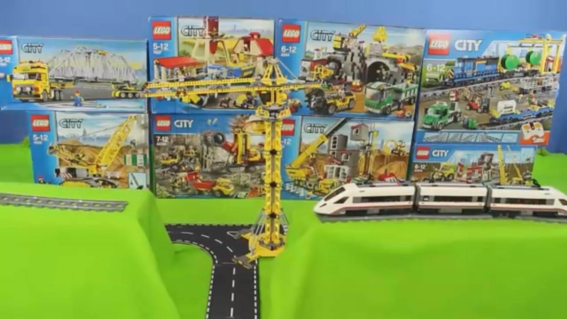 LEGO_Мир - Кран чинит железнодорожный мост смотреть онлайн