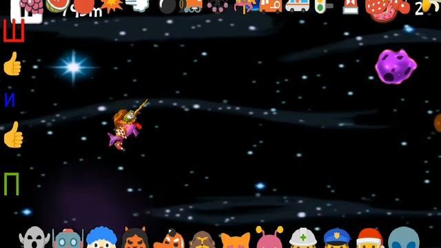 китолетище Небесныее приключения Собираем пончики Игра для детей