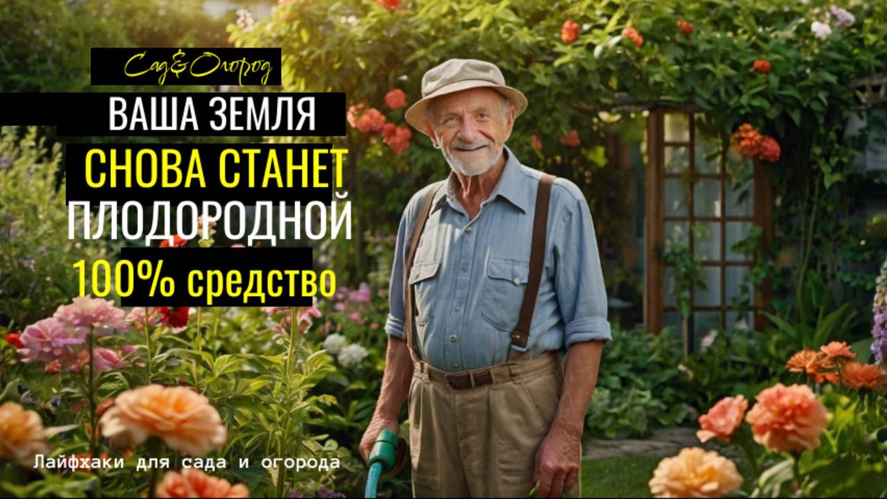 ВЕСНОЙ СРОЧНО! 1 Ложку на Ведро Воды и Земля Как Новая! Пролейте этим землю весной ОГРОМНЫЙ УРОЖАЙ