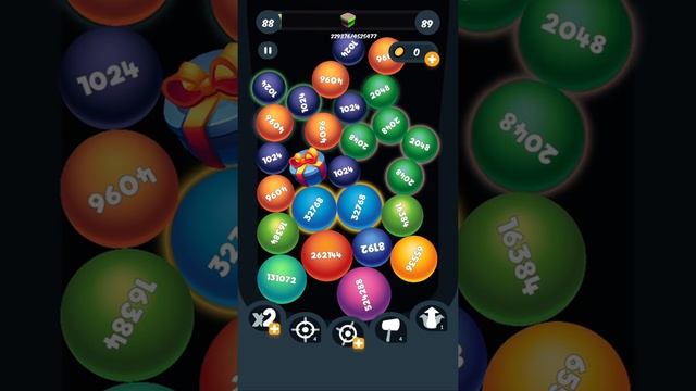2048 Merge Bubble Game - Blast To Merge