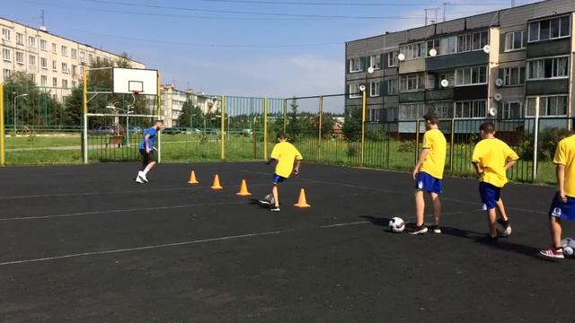 Аксенов Антон Вадимович - ШФК Легион - фрагмент футбольной тренировки смотреть онлайн