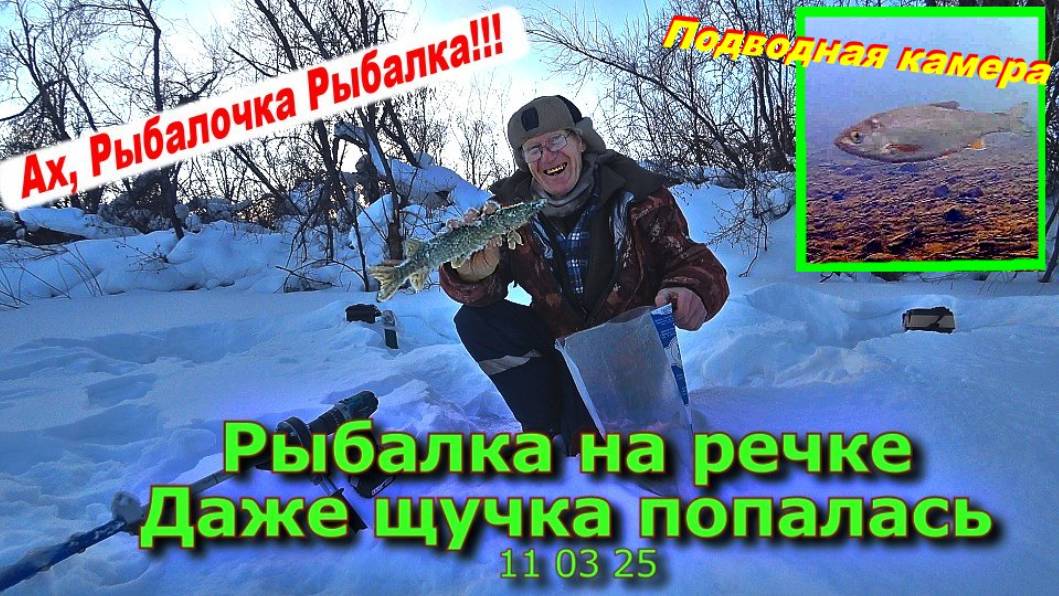 Рыбалка на речке Даже щучка попалась 11 03 25 смотреть онлайн