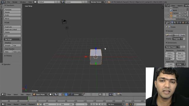 #Blender-11 All about Navigation, Fly/Walk Navigation | Render Border | हिंदी में смотреть онлайн