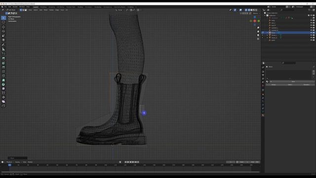 Регистрация обуви в Clo3D