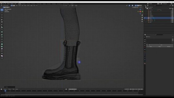 Регистрация обуви в Clo3D