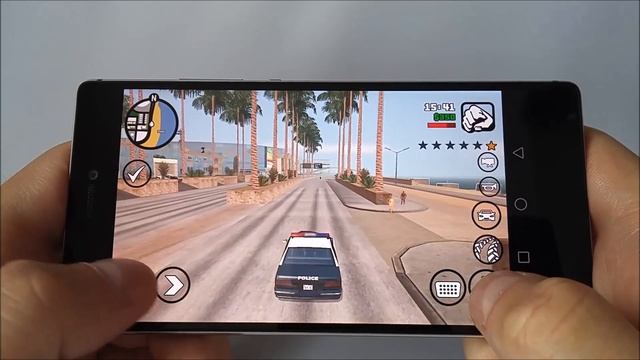 GTA San Andreas on Huawei P8 - Gaming test смотреть онлайн
