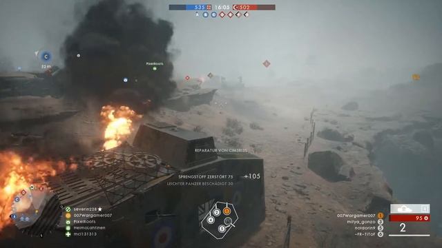 Battlefield 1 Part 3 - Mit dem Panzer abräumen! смотреть онлайн