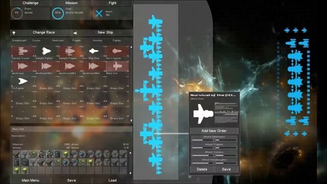 Gratuitous Space Battles 2 Beta Gameplay 3 (Ship Design,Cliffskis test challenge attempt #2) смотреть онлайн