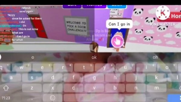 Pick A DOOR Challenge Ft My Friends- Roblox Adopt Me Challenge 💕