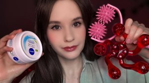 АСМР 1000% Расслабишься. Ухаживаю за твоим лицом и делаю Массаж