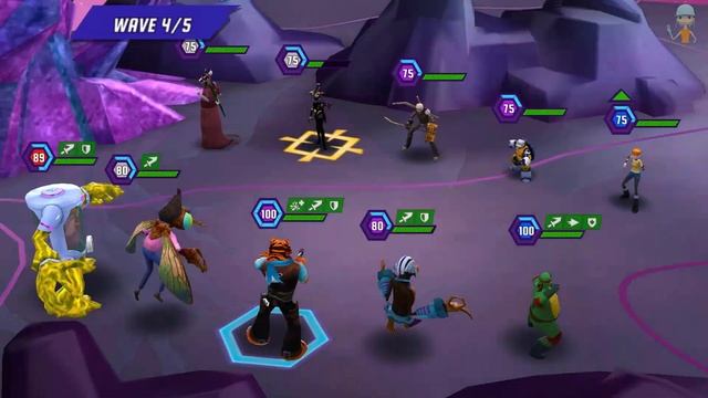 TMNT Legends Raph, Leo, Mikey, Donnie VS Armaggon смотреть онлайн