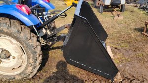 сделал задненавесной ковш для минитрактора xingtai xt 244