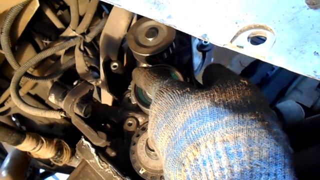 A15SMS жрет масло Натяжка ремня и замена натяжного ролика,пуск двигателя Часть 6 смотреть онлайн