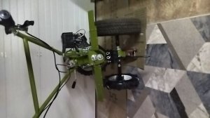 Установка автомобильных колёс на мотоблок Донагромаш.mp4