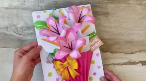 Поделка из бумаги своими руками, детское творчество на праздник, аппликация / DIY Paper flowers