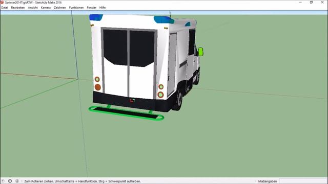 [Sketchup Vorstellung] Mercedes Sprinter 2014 RTW Tigis смотреть онлайн
