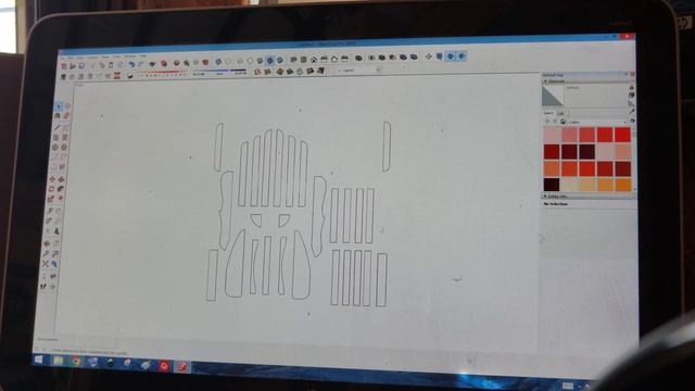 SketchUp to DXF to Easel смотреть онлайн