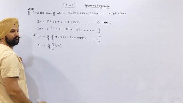 Find the sum of series 5+55+555+5555+⋯ upto n terms смотреть онлайн