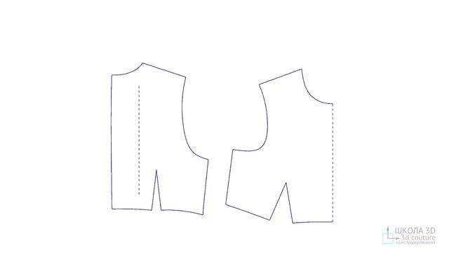 Блуза с оборками