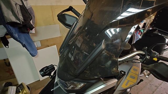 Kove 500X. Короткий обзор ветровика #9.