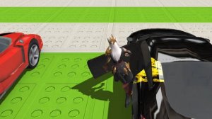 Мультфильм Супергерои Superheroes Гонки на машинах