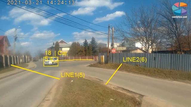 Intersection vehicle counting demo - free trial смотреть онлайн